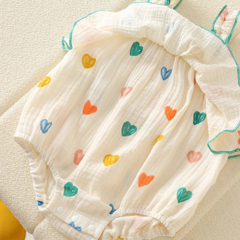 Baby “I Love You” Romper Set