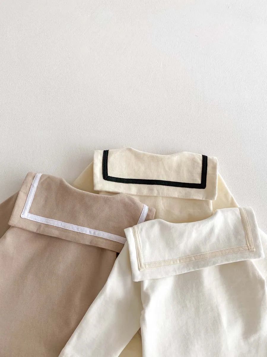 Sailor Collar Baby Romper