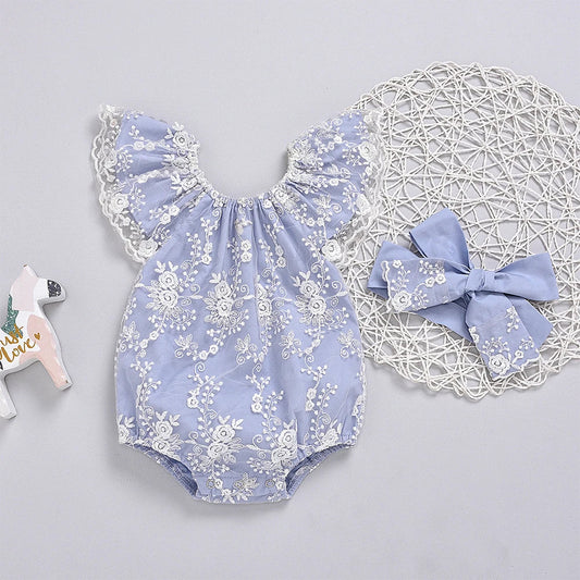 Lace Baby Romper Outfit