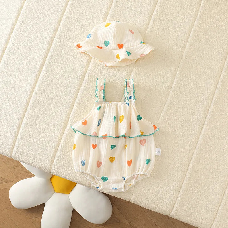 Baby “I Love You” Romper Set