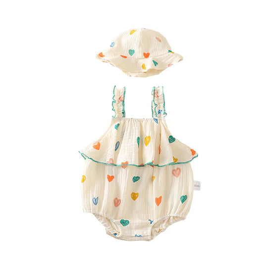 Baby “I Love You” Romper Set