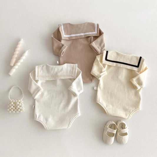 Sailor Collar Baby Romper