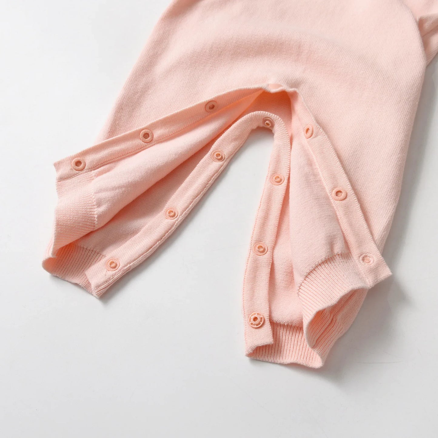 Knitted Baby Pompom Romper